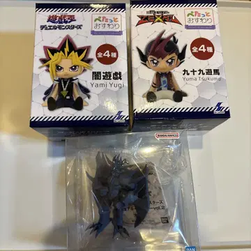 유희왕  앉아있는 피규어 어둠의 유희 츠쿠모 유마 오벨리스크의 거신병