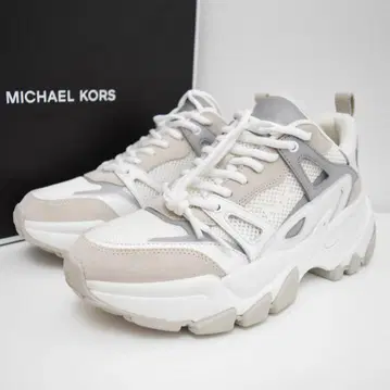 MICHAEL KORS 화이트 그레이 스니커즈