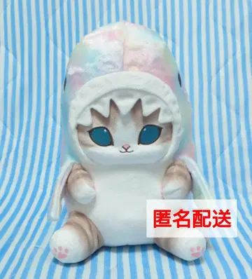 모프 샌드 파스텔 상어 냥 BIG 봉제 인형 오로라 마블