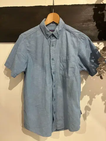 patagonia 반팔 셔츠 XS 라이트 블루