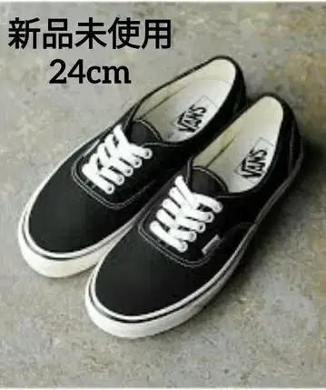 새상품 VANS 어센틱 애너하임 44 DX 24cm 스니커즈 블랙