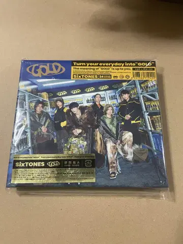 SixTONES GOLD 초회판 세트