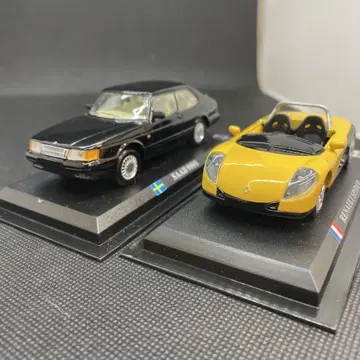 델 프라도 1/43 SAAB900S & RENAULT SPIDER 세트