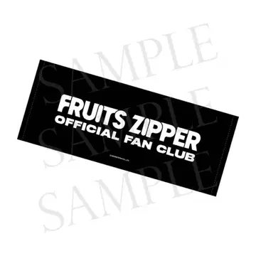 FRUITS ZIPPER OFFICIAL FANCLUB 페이스 타월