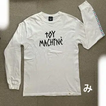 TOY MACHINE 토이 머신 긴팔 티셔츠 남성용 구제 의류 남녀