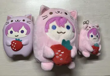 스토푸리 사토미 봉제 인형 대/소, 실리콘 파우치
