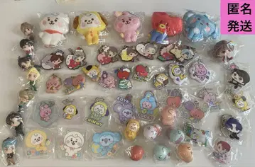 BT21 tinytan 마스코트 키링 러버 봉제 인형 모음