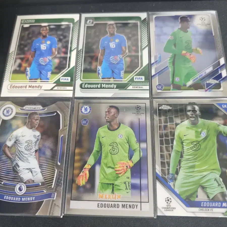 Topps, Panini Chelsea Edouard Mendy Rookie, etc. Soccer