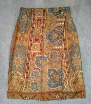 ETRO 랩 스커트 빈티지