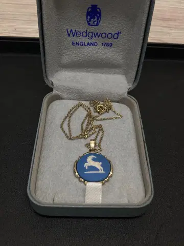 [미사용] WEDGWOOD 목걸이 새상품급 박스 포함