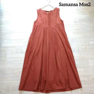 Samansa Mos2 사만사 모스모스 레이스 슬리브리스 원피스 F