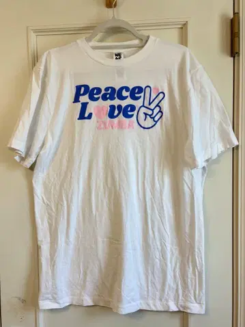 ZUMBA 정품 Peace Love 티셔츠
