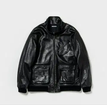 AURALEE 25AW LAMB LEATHER ZIP BLOUSON 3