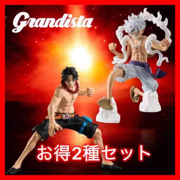 원피스 Grandista 에이스 기어 5 피규어 2종