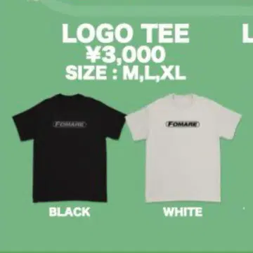 FOMARE 로고 T셔츠