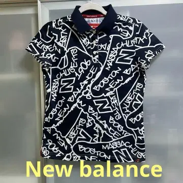 New Balance 폴로 셔츠 사이즈 1 네이비