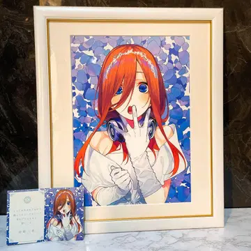 5등분의 신부 나카노 미쿠 Anique 기념 액자 그림