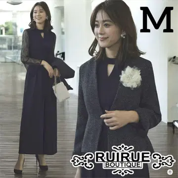 노카라 자켓 & 올인원 수트 입원 입학 시치고산 블랙 드레스