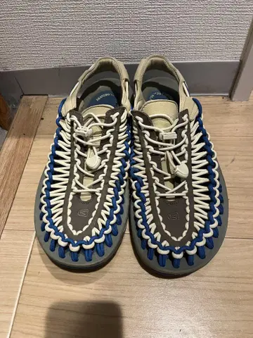 KEEN 클로그 샌들 베이지/블루