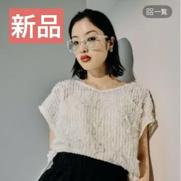 렙심 레이시 프렌치 슬리브 뉘앙스 패턴 내추럴 새상품
