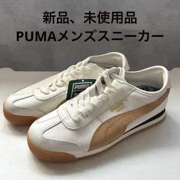 [새상품, 미사용품] PUMA 로마 68 화이트 x 베이지 27.0