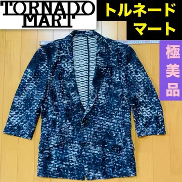 새상품 미사용 TORNADO MART 올 패턴 테일러드 자켓 M 사이즈