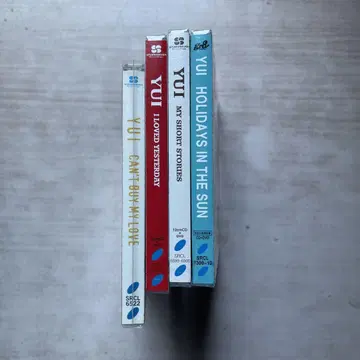 YUI CD 앨범 4장 세트 (미개봉품 3장, 새상품급 1장)