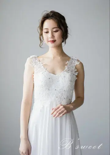B'sweet 웨딩드레스 엠파이어 드레스 화이트