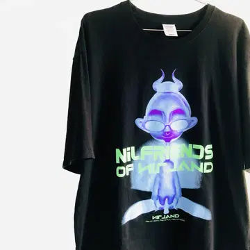[완판템] OZworld 래퍼 NiLLAND 빅 실루엣 티셔츠 M