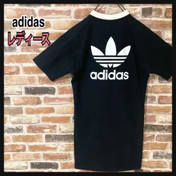 [여성용] adidas 아디다스 티셔츠 백 로고 자수 로고 L