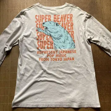 SUPER BEAVER 슈퍼 비버 긴팔 티셔츠 롱T XL 사이즈