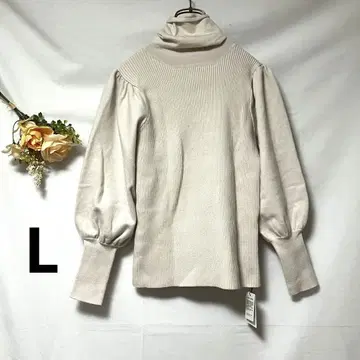GRL 스웨터 택 포함 새상품 리브 신축성 터틀넥 L 사이즈