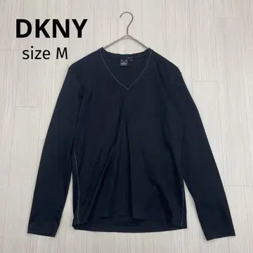 DKNY 남성용 V넥 티셔츠 일본제