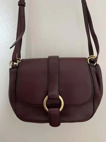 MICHAEL KORS 버건디 숄더백