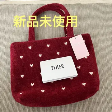 페일러 라브라리 러블리 하트 토트백 레드
