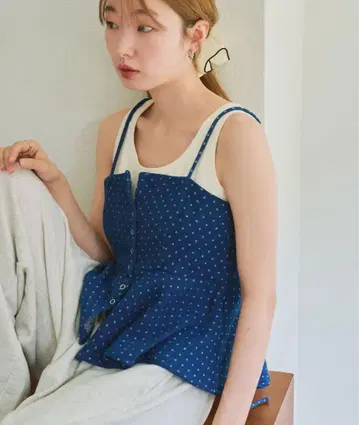 Kastane 오더회 셋업 도트 블루