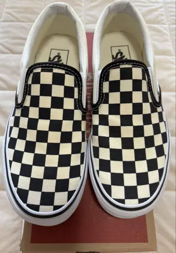 vans classicslip-on 블랙/화이트 체크