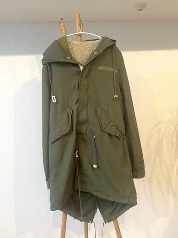 [Edition] 에디션 후드 부착 모즈 코트 베스트 포함