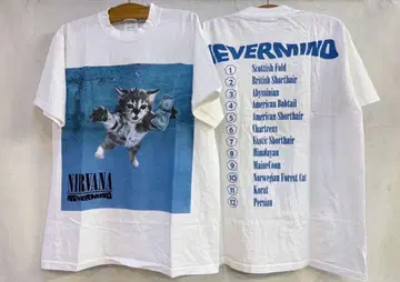 NIRVANA NEVERMIND 티셔츠 XL