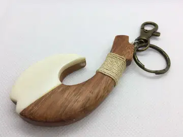 하와이안 액세서리 피셔 후크 우드 낚시 바늘 하와이 익명 배송