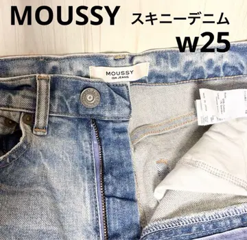 MOUSSY 마우지 하이 웨스트 ISM 스키니 데님 팬츠 25