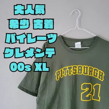 PITTSBURGH CLEMENTE 티셔츠 XL 구제 의류
