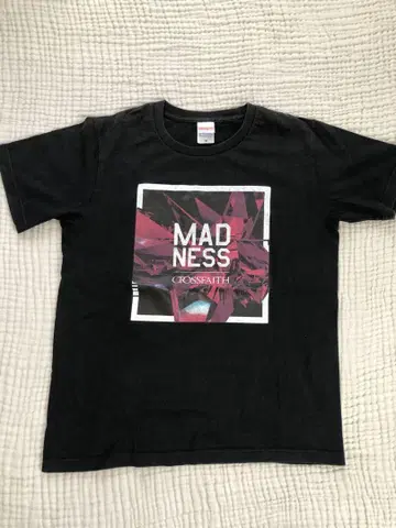 CROSSFAITH MADNESS T셔츠 블랙