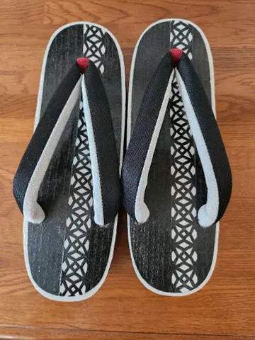 부쇼앙 펀칭 게다 블랙