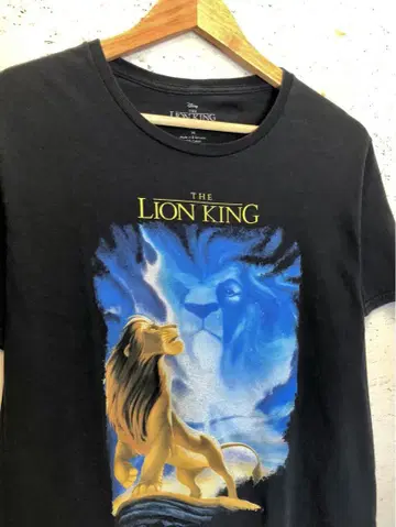 LION KING/라이온 킹 티셔츠 블랙
