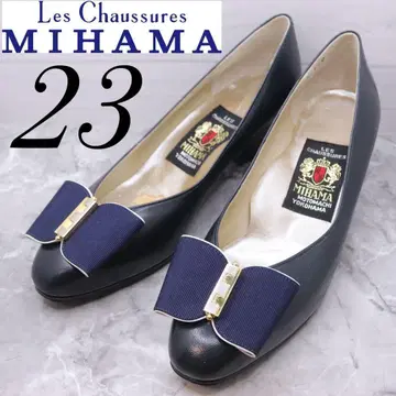 [새상품급] mihama 미하마 리본 펌프스 블랙 23