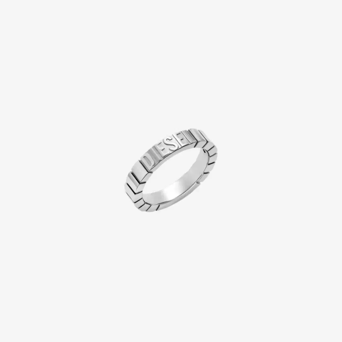 ☆DIESEL☆ Logo engraved ring DX1347040 Amazon.com: Diesel Men's Silver Stainless Steel Logo Band