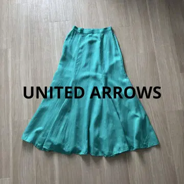 UNITED ARROWS UWCC CE/LINEN 플레어 맥시 스커트
