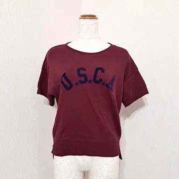 더블 클로젯 로고 프린트 티셔츠 풀오버 반팔 캐주얼 [F]