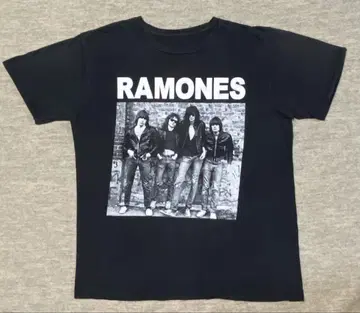RAMONES 밴딩 티셔츠 블랙